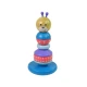 Wooden Teddy Bear Educational Pyramid Balancing Tower