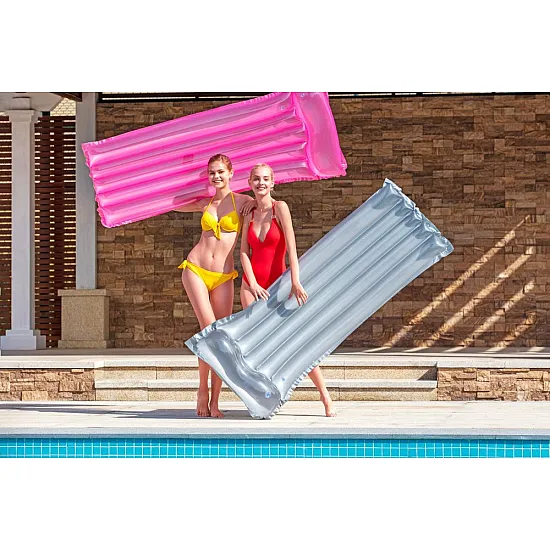Piepūšama rozā matracis 183 x 76 cm Bestway 44013