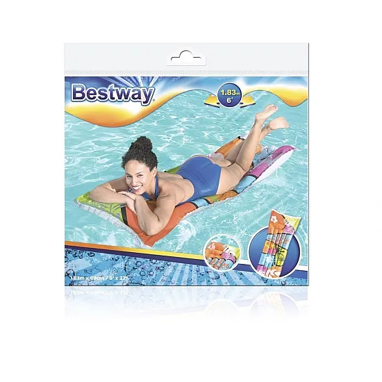 Peldēšanai paredzēts piepūšamais matracis, 183 x 69 cm, „Bestway“ 44033