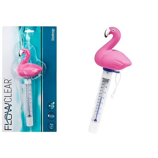 Bestway 58595 peldbaseina termometrs flamingo formā