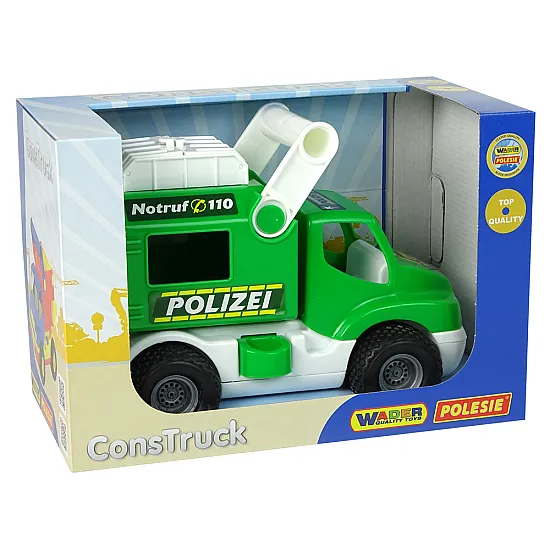 Zaļa policijas automašīna