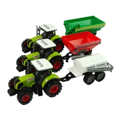 Trīs traktoru piekabes smidzinātāja lauku saimniecības traktora komplekts