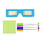 Magic 3D gaismas zilā plāksne un brilles Magnētiskie dēļi un magnēti