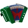 Zaļais akordeons jaunam mūziķim Mūzikas instrumentai