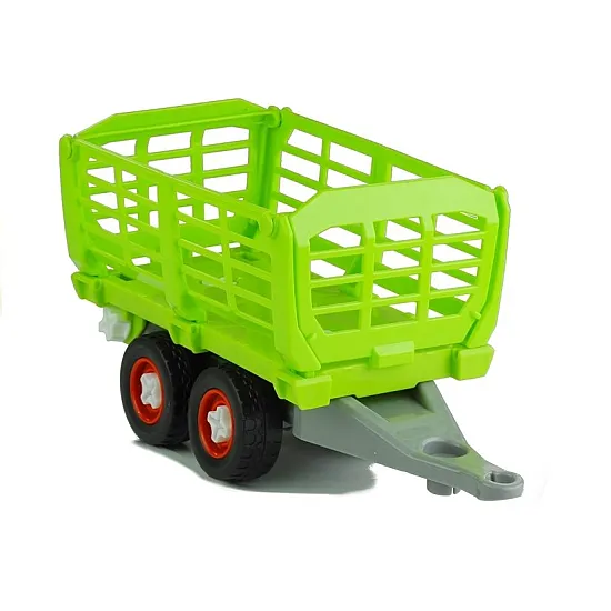 Assembly Tractor with Opened Trailer 43 cm Rotaļlietu automašīnas