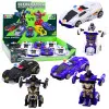 Auto Robot 2in1 Sports Police Car Drive Mix Rotaļlietu automašīnas