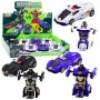 Automātiskais robots 2in1 Sporta policijas auto braukšanas savienojums