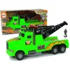 Auto Tow Truck Roadside Assistance 1:10 Green Rope Rotaļlietu automašīnas