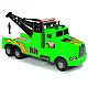 Auto Tow Truck Roadside Assistance 1:10 Green Rope Rotaļlietu automašīnas