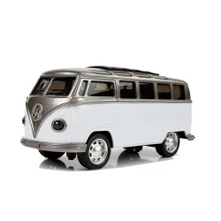 Stretch Bus White ar gaismām un skaņu