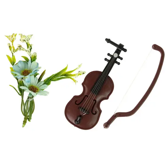 Baby Doll Emily Violin Flowers Leļļu un spēļu komplekti