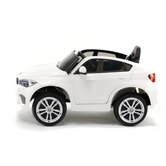 Balts BMW X6 elektromobilis Elektriskās mašīnas bērniem