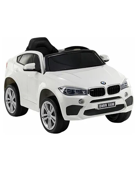 Balts BMW X6 elektromobilis