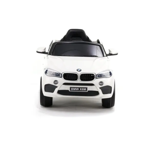 Balts BMW X6 elektromobilis Elektriskās mašīnas bērniem