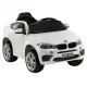 Balts BMW X6 elektromobilis Elektriskās mašīnas bērniem