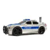 Battery Operated Police Car 1:20 Lights and Sounds Strung Silver Rotaļlietu automašīnas