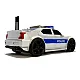 Battery Operated Police Car 1:20 Lights and Sounds Strung Silver Rotaļlietu automašīnas