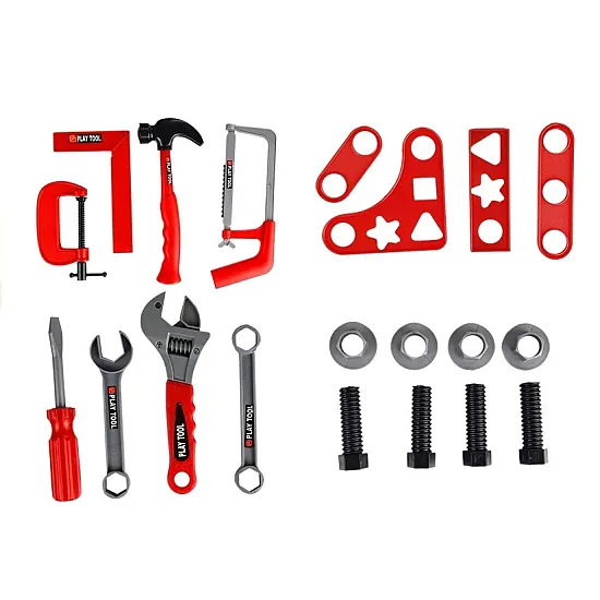 Big Sawmill Tools Set for little Tinkerer 23 pcs Darba rīki