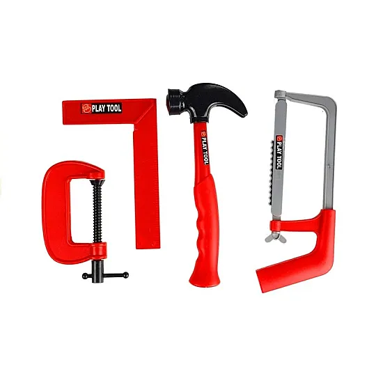 Big Sawmill Tools Set for little Tinkerer 23 pcs Darba rīki