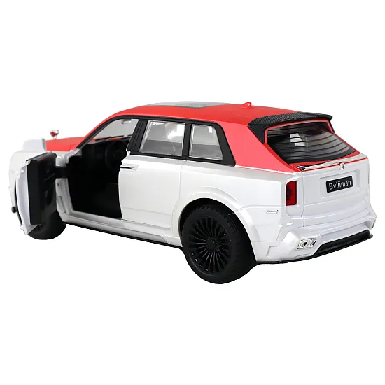 Car R/C 1:20 White and Red Pilot Car Rotaļlietu automašīnas