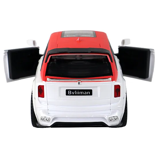 Car R/C 1:20 White and Red Pilot Car Rotaļlietu automašīnas