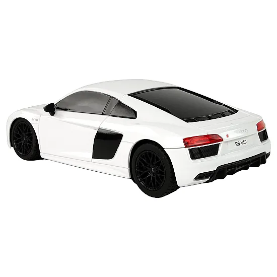 Car R/C Audi R8 1:24 Rastar White Rotaļlietu automašīnas