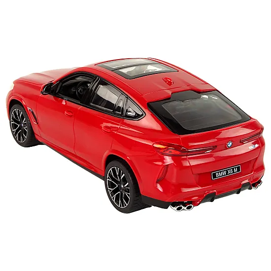 Car R/C Bmw X6 M 1:14 Rastar Red Rotaļlietu automašīnas