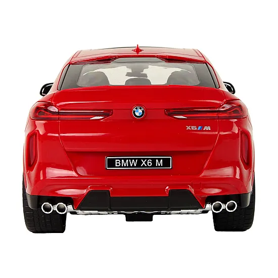 Car R/C Bmw X6 M 1:14 Rastar Red Rotaļlietu automašīnas