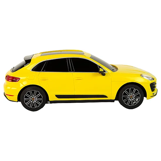 Car R/C Porsche Macan Turbo 1:24 Rastar Yellow Rotaļlietu automašīnas
