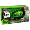 Car Transporter Roadside Assistance Tow Truck 1:16 Green Sound Lights Rotaļlietu automašīnas