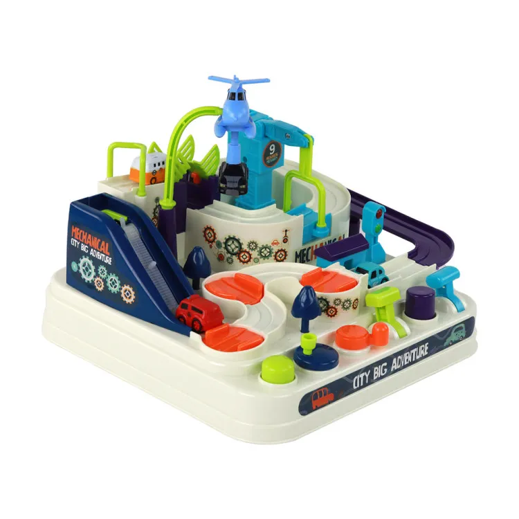 Colorful Interactive Obstacle Course Set for Toy Cars Rotaļlietu automašīnas
