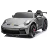 Bērnu pelēka elektriskā automašīna Porsche GT3 DK-P911
