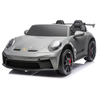 Bērnu pelēka elektriskā automašīna Porsche GT3 DK-P911