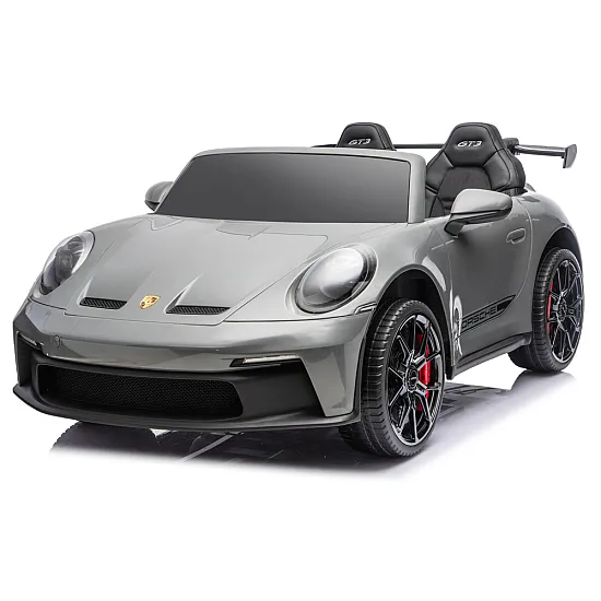 Bērnu pelēka elektriskā automašīna Porsche GT3 DK-P911