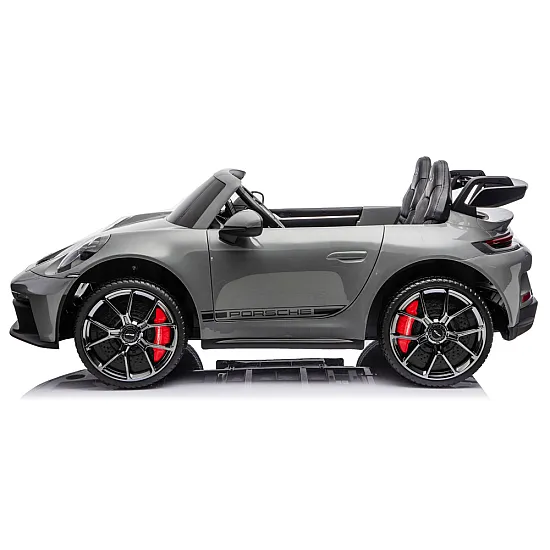 Bērnu pelēka elektriskā automašīna Porsche GT3 DK-P911