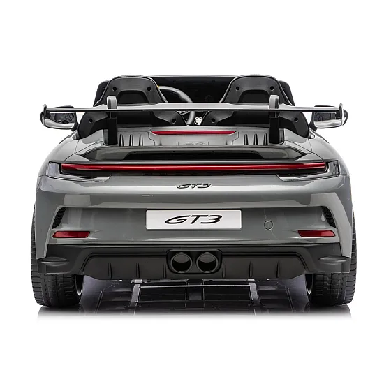 Bērnu pelēka elektriskā automašīna Porsche GT3 DK-P911