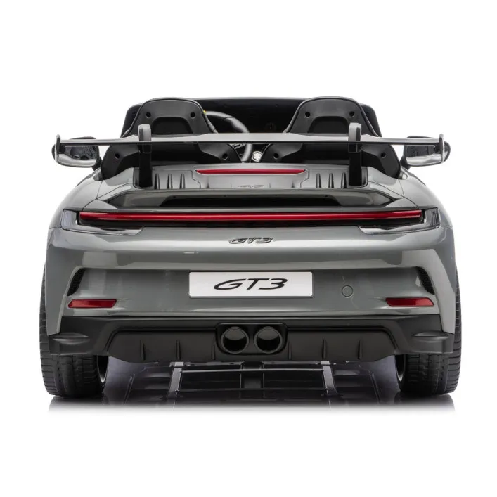 Bērnu pelēka elektriskā automašīna Porsche GT3 DK-P911