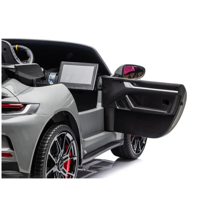 Bērnu pelēka elektriskā automašīna Porsche GT3 DK-P911