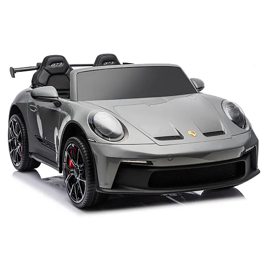 Bērnu pelēka elektriskā automašīna Porsche GT3 DK-P911