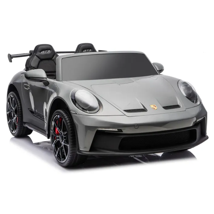 Bērnu pelēka elektriskā automašīna Porsche GT3 DK-P911
