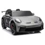 Bērnu pelēka elektriskā automašīna Porsche GT3 DK-P911