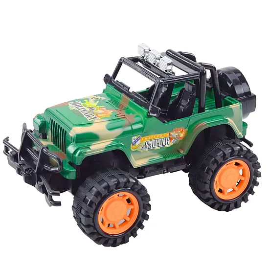 Large Military Off-Road Vehicle Green Rotaļlietu automašīnas