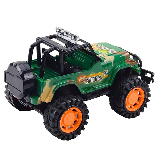 Large Military Off-Road Vehicle Green Rotaļlietu automašīnas