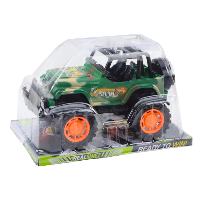Large Military Off-Road Vehicle Green Rotaļlietu automašīnas