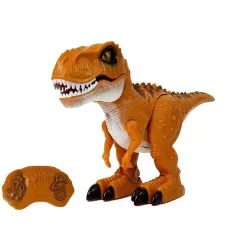 Attālināti vadāms oranžs dinozaurs