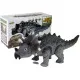 Baterijām darbināts pelēks Triceratops dinozaurus Dinozauri