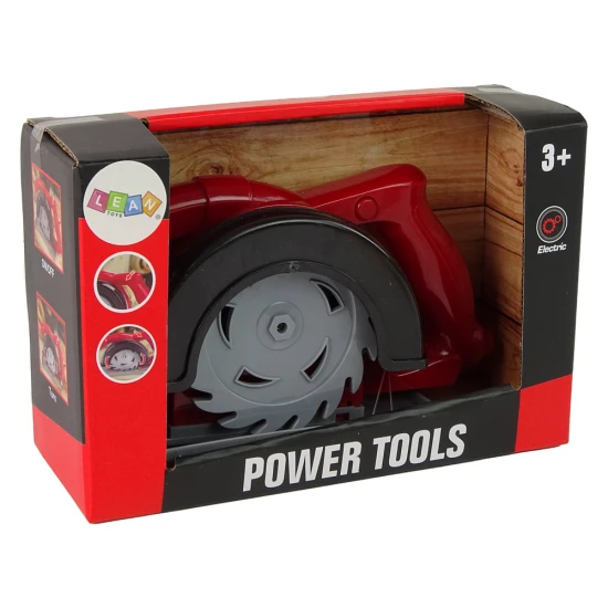 Ar akumulatoru darbināms sarkans ripzāģis Darba rīki