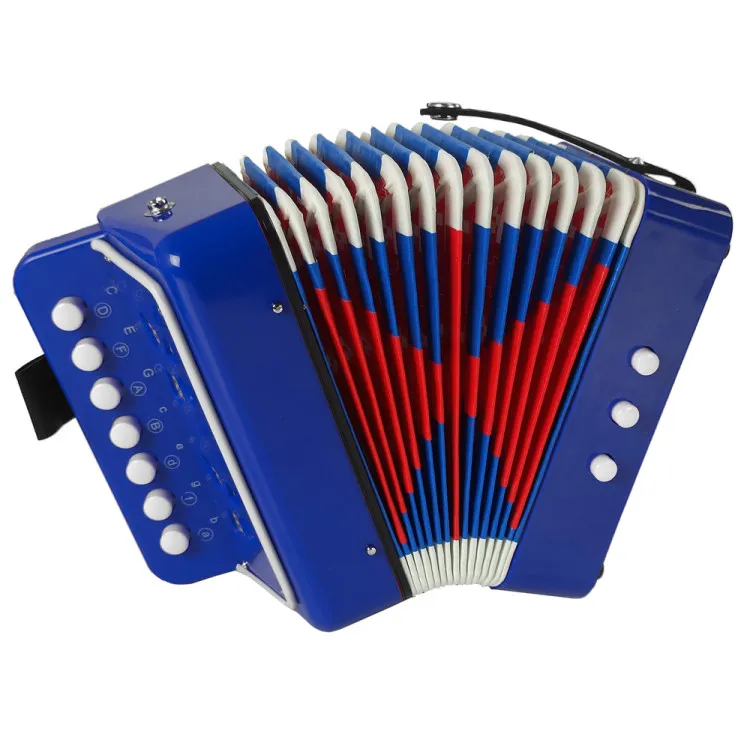 Zils akordeona instruments mazajam mūziķim Mūzikas instrumentai