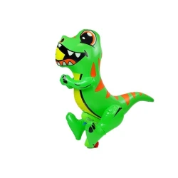 Zaļš ūdens šautenis ar pūšamu dinozauru