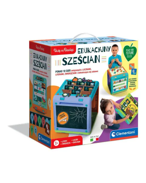 Edukācijas kubs Es mācos spēli poļu valodā Clementoni 50695